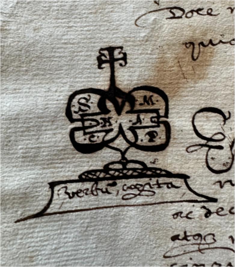 Corona Antonino: signum tabellionis