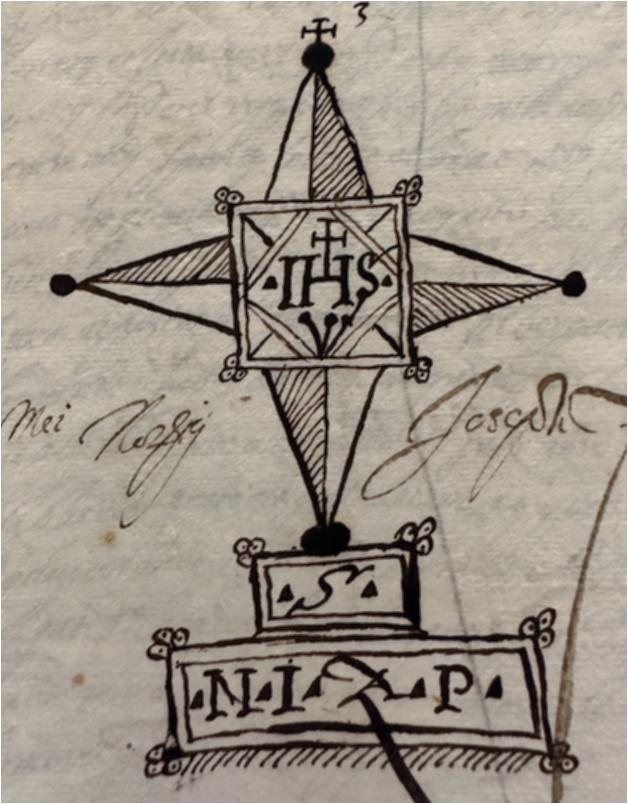 Zamparrone Giuseppe II: signum tabellionis