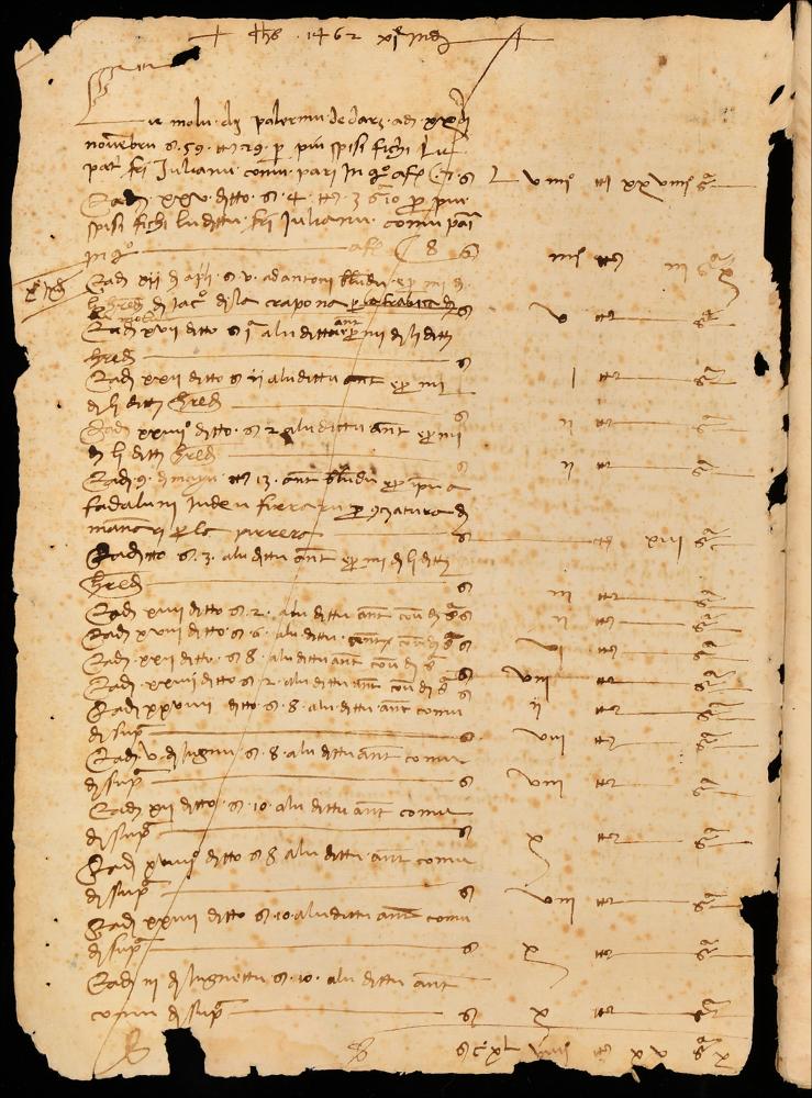 [1462.06.09] Partecipazione di maestranze cristiane ed ebraiche alla costruzione del molo nuovo della Cala